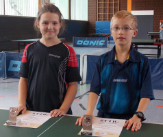 Nadine und Max gewinnen bei Kreismeisterschaften jeweils Bronze