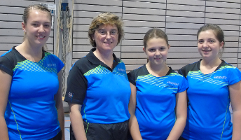 Kampflos Kreispokal-Sieger: die 3. Damenmannschaft des TTSV